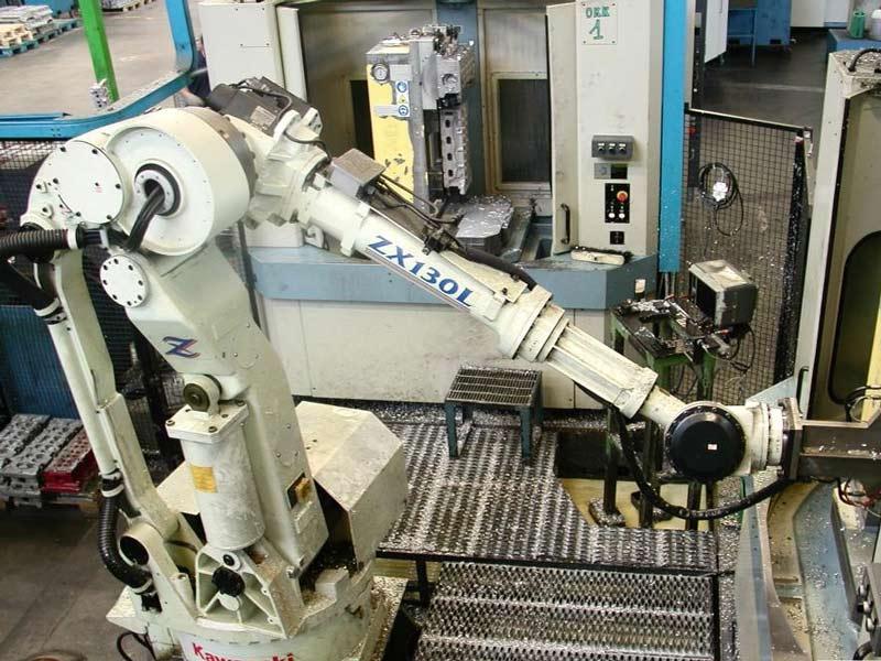 Robotized systems for the servicing of machine tools Tiesse Robot