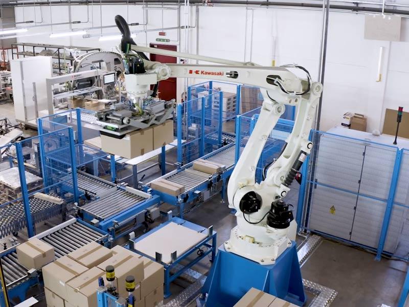 automation for palletising operations Tiesse Robot
