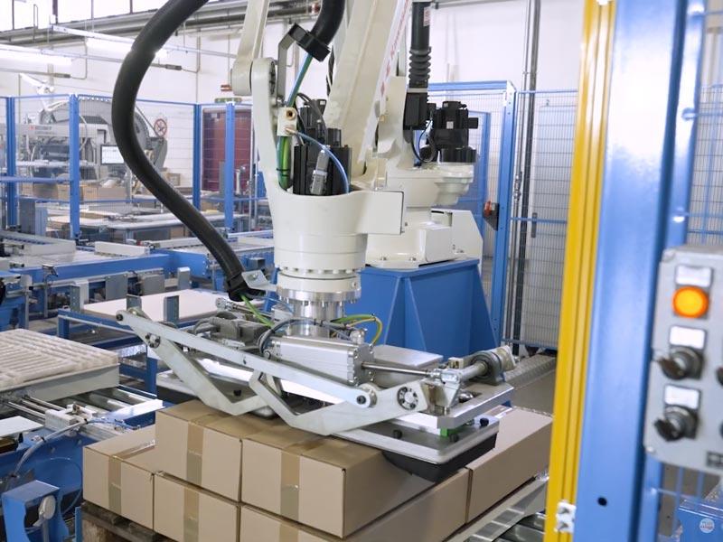 automation for palletising operations Tiesse Robot