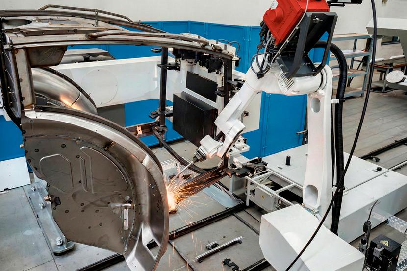 Tiesse Robot | Robotic Cell for Arc Welding of Tractor Cabins